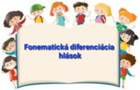 Fonematická diferenciácia hlások 